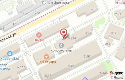 Оптовая фирма ХэппиЛенд на Угрешской улице на карте