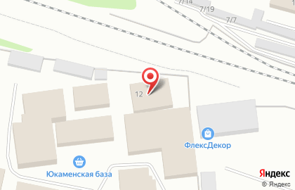Продуктовый магазин в Глазове на карте