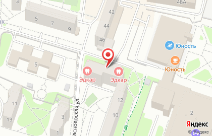 Система клиник Эдкар на Красноярской улице на карте