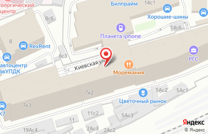 Столовая Gourmet lunch на Киевской улице на карте