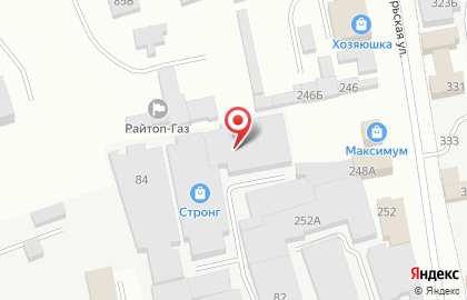Магазин Strong на Октябрьской улице на карте