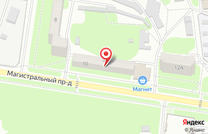 Супермаркет Магнит в Магистральном проезде на карте