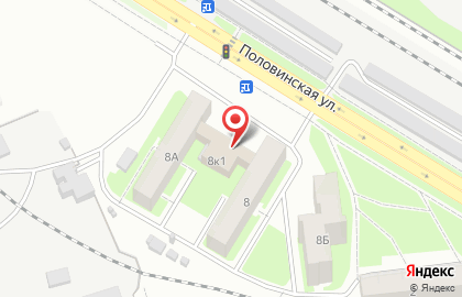 Супермаркет Магнит у дома в Кургане на карте