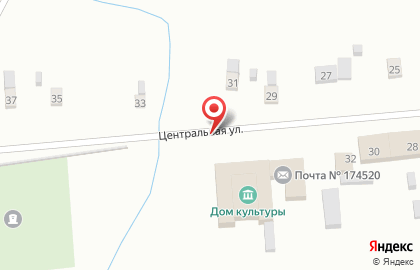 Почта России, АО на Центральной улице на карте