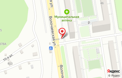 Октябрьский район Киоск по продаже фруктов и овощей в Октябрьском районе на карте