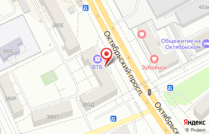 Банкомат ВТБ на Октябрьском проспекте, 380д в Люберцах на карте