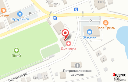 Магазин строительных материалов Барвиха в Октябрьском районе на карте