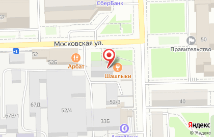 Туристическое агентство Весь Мир на Московской улице на карте
