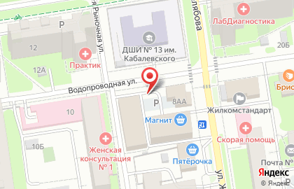 Киоск по продаже фруктов и овощей в Дзержинском районе на карте