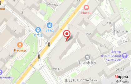 Ателье по Пошиву и Ремонту Одежды на Большой Пушкарской улице на карте