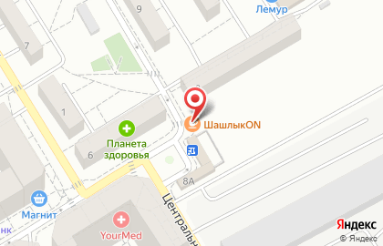 Пекарня Хохлома на Центральной улице на карте