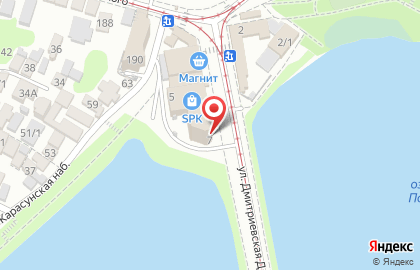 Торговая компания Эталон на улице Дмитриевская Дамба на карте