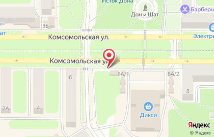Банкомат Сбербанк на Комсомольской улице, 6а киоск в Новомосковске на карте