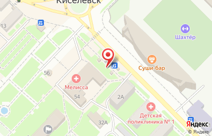 Киоск по продаже печатной продукции на Советской улице на карте