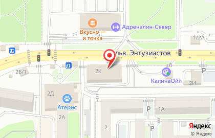 Торгово-производственная компания Grand Line на бульваре Энтузиастов на карте