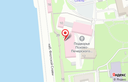 Псковская епархия на карте