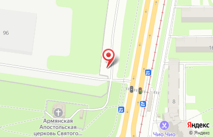 Автостоянка в Ульяновске на карте
