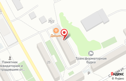 Служба доставки суши Сушими на улице микрорайона на карте