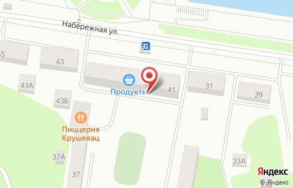 Продуктовый магазин в Красноярске на карте