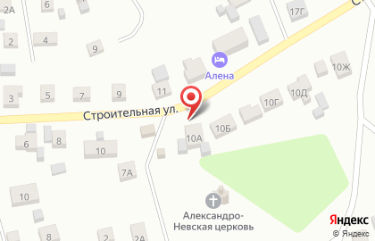 Алёна на Строительной улице на карте