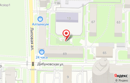 Гамма плюс на Дибуновской улице на карте