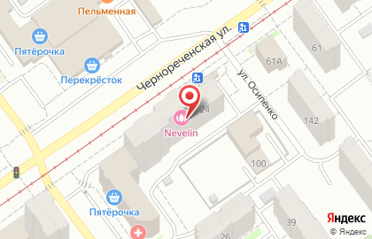 Салон красоты Nevelin в Ленинском районе на карте