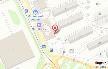 Магазин продовольственных магазинов Сокурские Хлеба в Заводском районе на карте