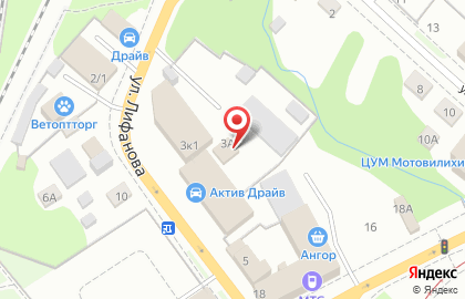 Производственно-торговая компания Инком в Мотовилихинском районе на карте
