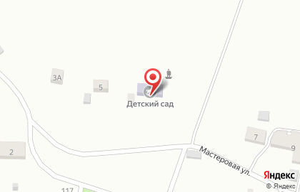 Пограничный Детский Сад на Мастеровой улице на карте