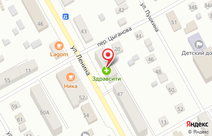 Кондитерская Акконд на улице Ленина на карте