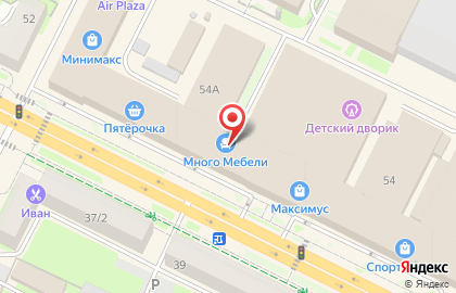 Салон Много Мебели на Октябрьском проспекте на карте