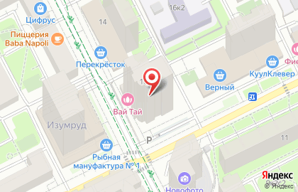 Туристическое агентство TUI на метро Филёвский парк на карте