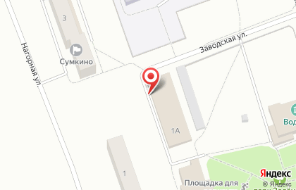 Супермаркет Гастроном на Заводской улице на карте