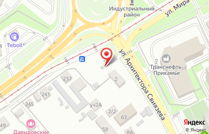 Автостоянка в Перми на карте