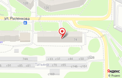 Транспортная компания СмолАвтоПарк на улице Рыленкова на карте