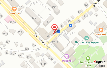 Частное охранное предприятие Тайфун на улице Фрунзе на карте