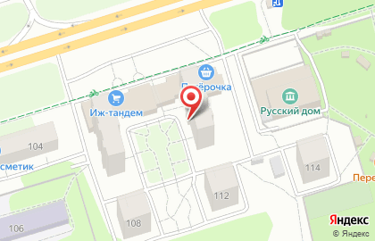 Рекламные стенды в лифтах, ООО ИНГРУП, микрорайон Холмы на Воткинском шоссе на карте