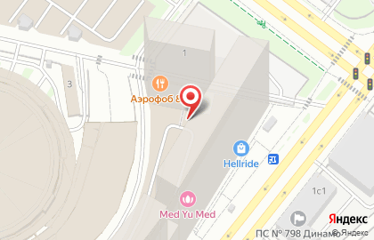 Студия СПА и массажа Xsize на метро ЦСКА на карте