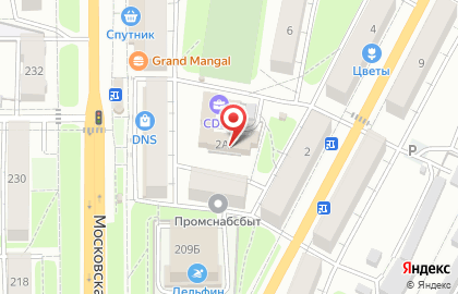Служба доставки DPD в Калуге на карте