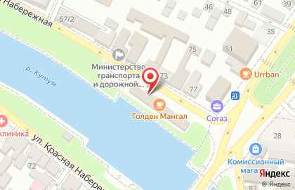 Кафе Golden mangal на улице Красная Набережная на карте