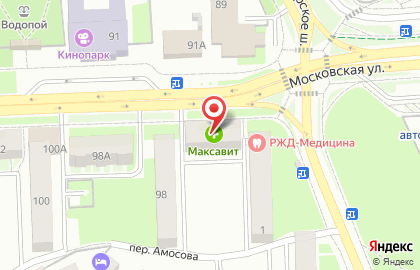 Отделение службы доставки Boxberry на Московской улице на карте