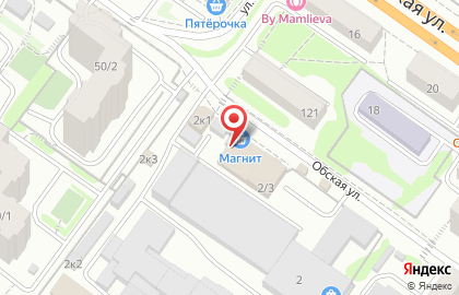 Торговая компания СибОптторг в Октябрьском районе на карте