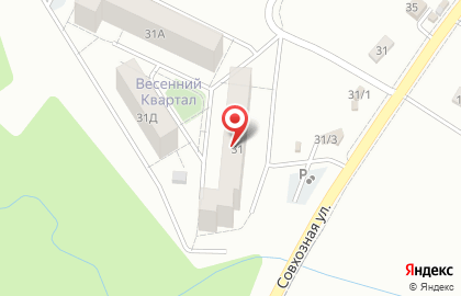 Кабинет детского массажа на Совхозной улице на карте