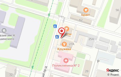 Киоск по продаже печатной продукции в Бородинском проезде на карте