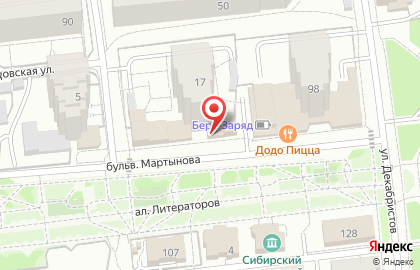 Магазин пива БИРхаус в Центральном округе на карте