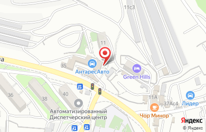 Магазин автоэмалей CarSan в Первореченском районе на карте