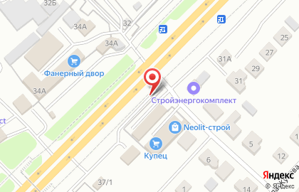 А-крас на карте