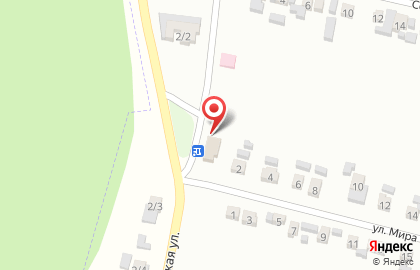 Продуктовый магазин Дивный на улице Мира на карте