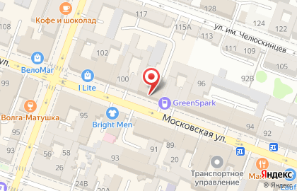 Магазин Здоровое питание на Московской улице на карте
