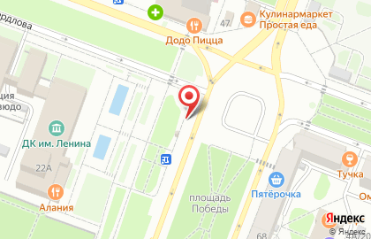Банкомат Сбербанк на улице Машиностроителей, 22а/1 на карте